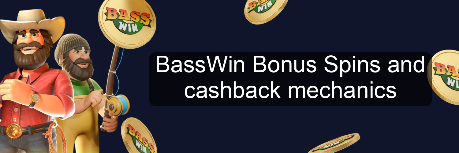 BassWin Bonus Spins and cashback mechanics